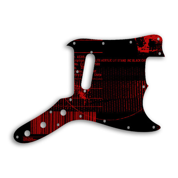 Fender Bronco Custom Pickguard Scratchplate ABSTRACT Design