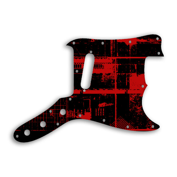 Fender Bronco Custom Pickguard Scratchplate ABSTRACT Design