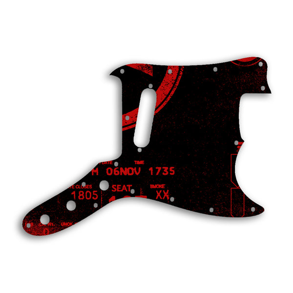 Fender Bronco Custom Pickguard Scratchplate ABSTRACT Design