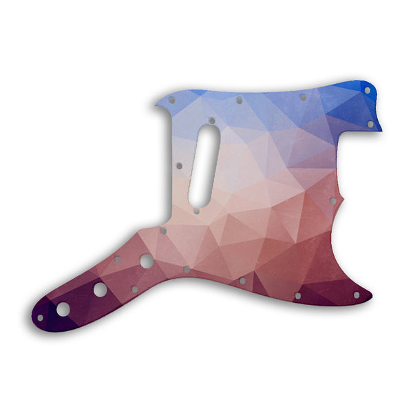 Fender Bronco Custom Pickguard Scratchplate POLYGON Design