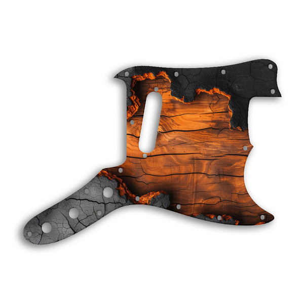 Fender Bronco Custom Pickguard Scratchplate Wood Design