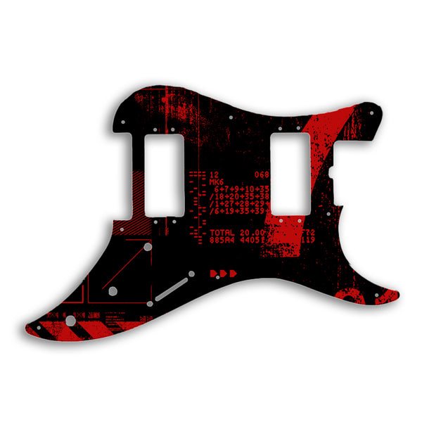 Fender Bullet 2 Humbuckers Custom Pickguard Scratchplate ABSTRACT Design