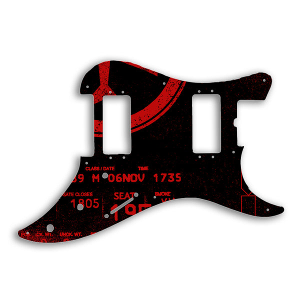 Fender Bullet 2 Humbuckers Custom Pickguard Scratchplate ABSTRACT Design