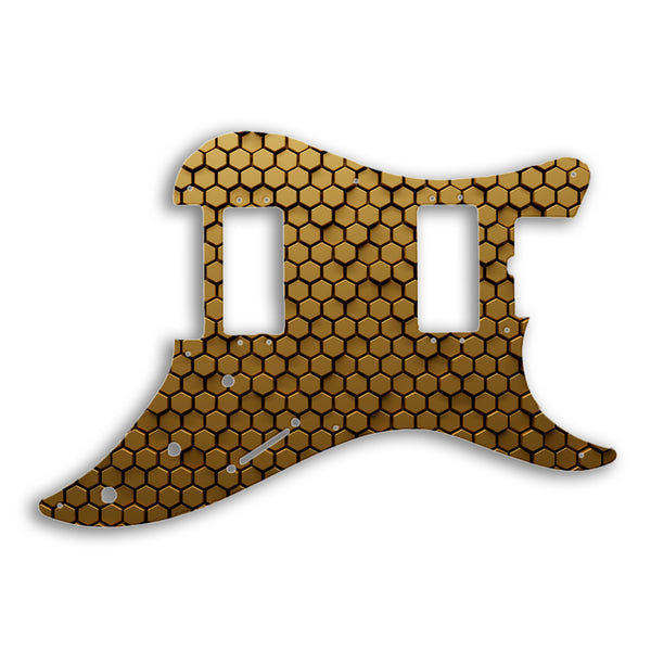 Fender Bullet 2 Humbuckers Custom Pickguard Scratchplate HONEYCOMB Design