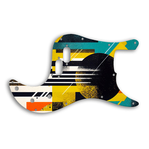 Fender Bullet Bass Custom Pickguard Scratchplate ABSTRACT Design