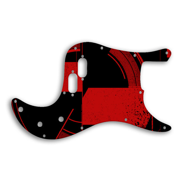 Fender Bullet Bass Custom Pickguard Scratchplate ABSTRACT Design