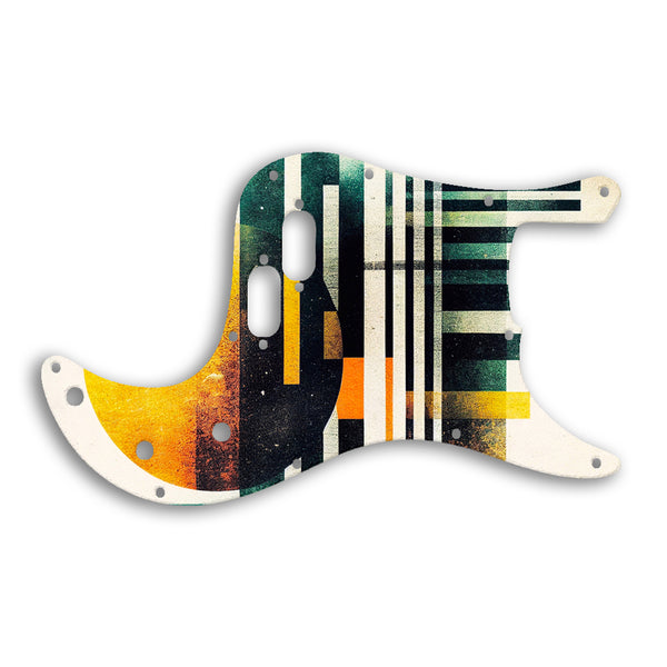 Fender Bullet Bass Custom Pickguard Scratchplate ABSTRACT Design