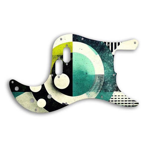 Fender Bullet Bass Custom Pickguard Scratchplate ABSTRACT Design