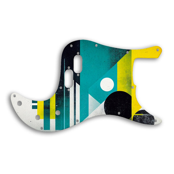 Fender Bullet Bass Custom Pickguard Scratchplate ABSTRACT Design