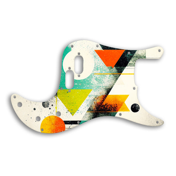 Fender Bullet Bass Custom Pickguard Scratchplate ABSTRACT Design