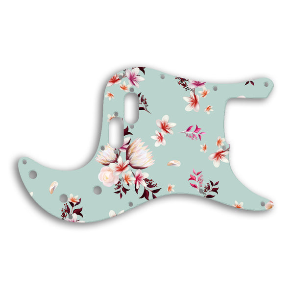 Fender Bullet Bass Custom Pickguard Scratchplate FLOWERS Design