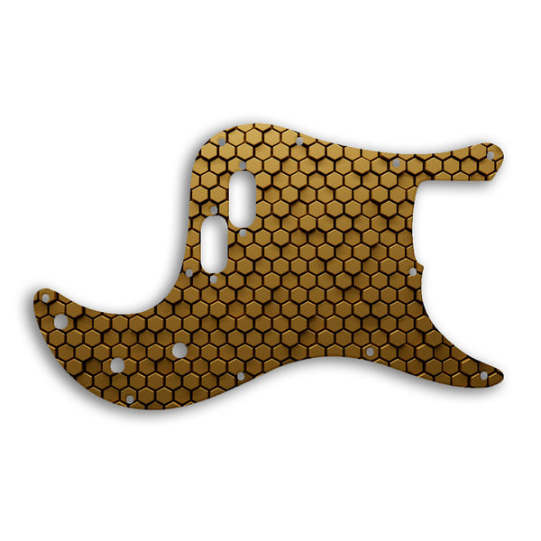 Fender Bullet Bass Custom Pickguard Scratchplate HONEYCOMB Design