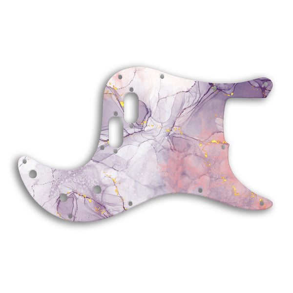 Fender Bullet Bass Custom Pickguard Scratchplate Marble Design