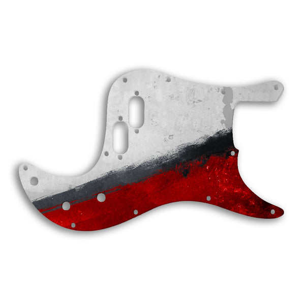 Fender Bullet Bass Custom Pickguard Scratchplate PAINT Design