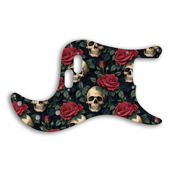 Fender Bullet Bass Custom Pickguard Scratchplate SKULL Design