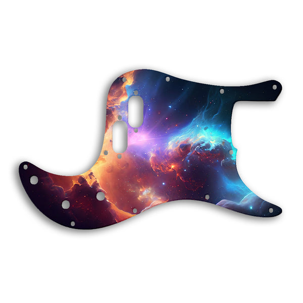 Fender Bullet Bass Custom Pickguard Scratchplate Space Design