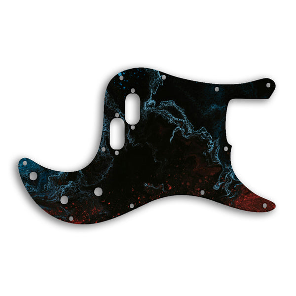 Fender Bullet Bass Custom Pickguard Scratchplate SWIRL Design