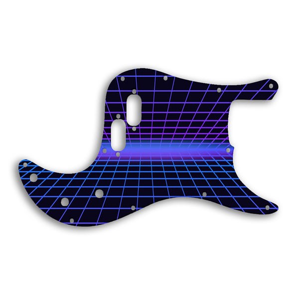 Fender Bullet Bass Custom Pickguard Scratchplate TRON Design