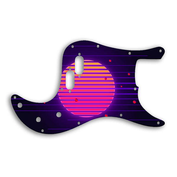 Fender Bullet Bass Custom Pickguard Scratchplate TRON Design