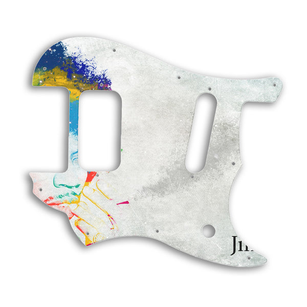 Fender Duo-Sonic Offset HS Custom Designed for Kurt Cobain Mustang Mod Custom Pickguard Scratchplate Jimi Design