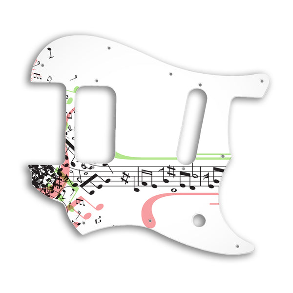 Fender Duo-Sonic Offset HS Custom Designed for Kurt Cobain Mustang Mod Custom Pickguard Scratchplate Music Design