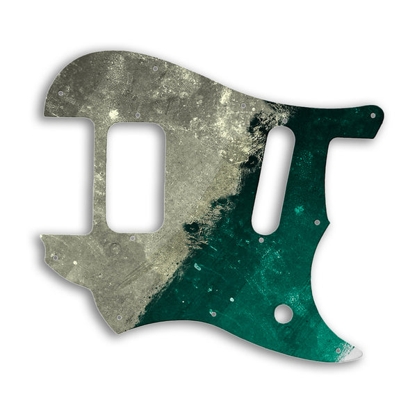 Fender Duo-Sonic Offset HS Custom Designed for Kurt Cobain Mustang Mod Custom Pickguard Scratchplate PAINT Design