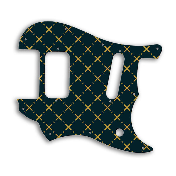 Fender Duo-Sonic Offset HS Custom Designed for Kurt Cobain Mustang Mod Custom Pickguard Scratchplate Pattern Design