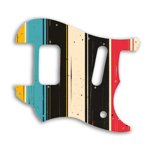 Fender Duo-Sonic Offset HS Custom Designed for Kurt Cobain Mustang Mod Custom Pickguard Scratchplate RETRO Design