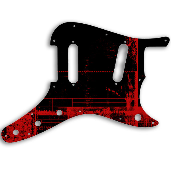 Fender Duosonic Original Custom Pickguard Scratchplate ABSTRACT Design