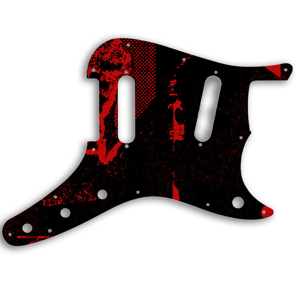 Fender Duosonic Original Custom Pickguard Scratchplate ABSTRACT Design