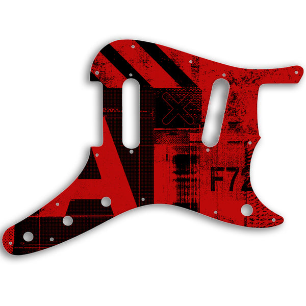 Fender Duosonic Original Custom Pickguard Scratchplate ABSTRACT Design