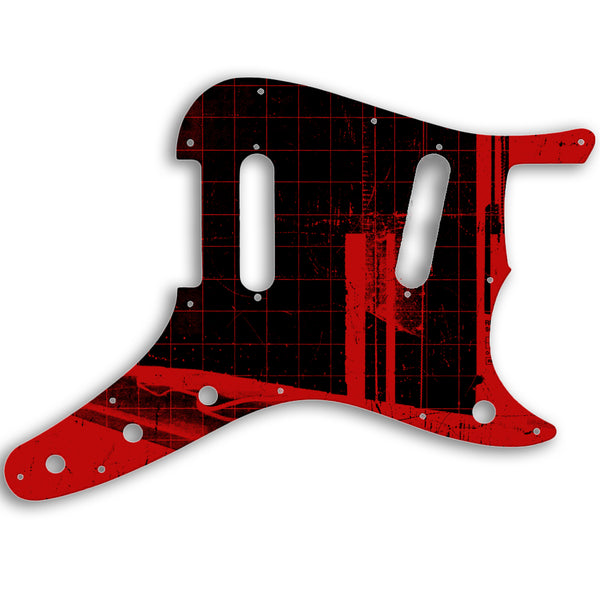 Fender Duosonic Original Custom Pickguard Scratchplate ABSTRACT Design