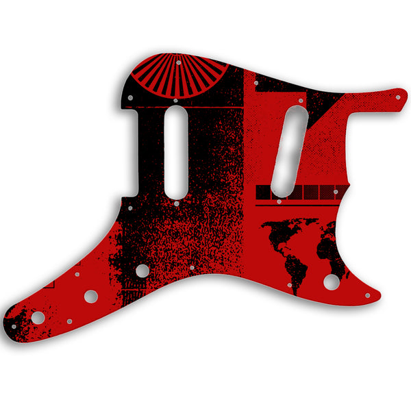 Fender Duosonic Original Custom Pickguard Scratchplate ABSTRACT Design