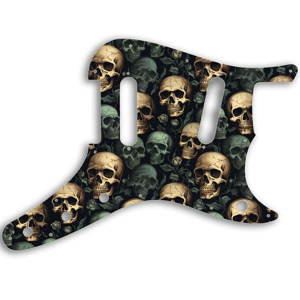 Fender Duosonic Original Custom Pickguard Scratchplate SKULL Design