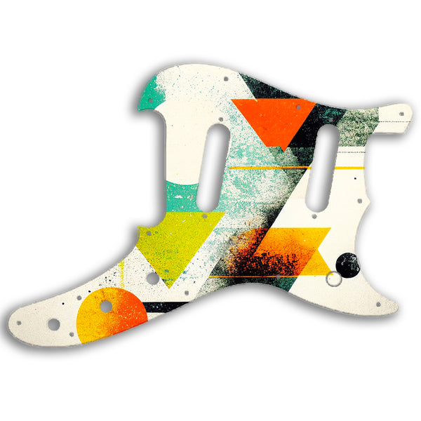 Fender Duosonic Reissue Custom Pickguard Scratchplate ABSTRACT Design