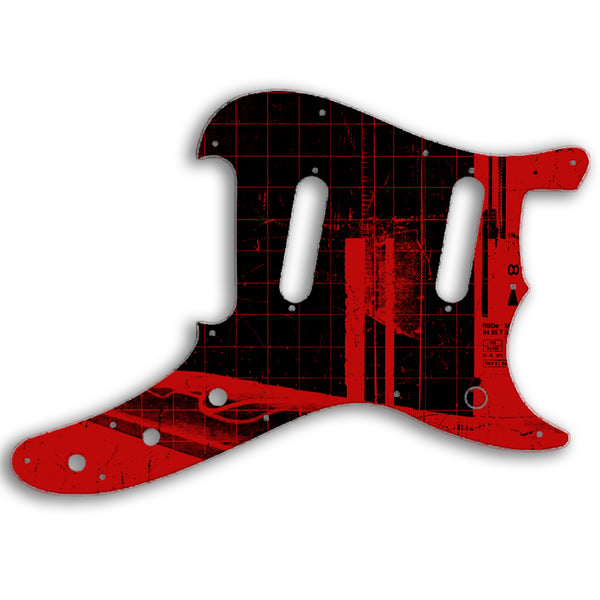 Fender Duosonic Reissue Custom Pickguard Scratchplate ABSTRACT Design