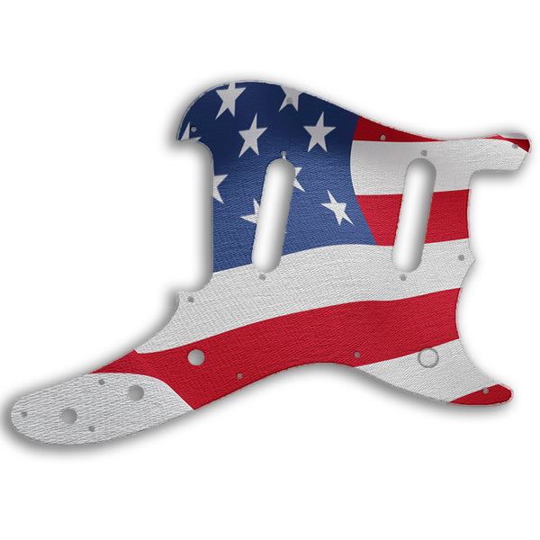 Fender Duosonic Reissue Custom Pickguard Scratchplate Flag Design