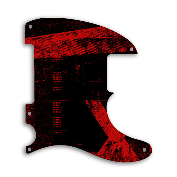 Fender Esquire Custom Pickguard Scratchplate ABSTRACT Design