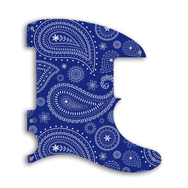 Fender Esquire Custom Pickguard Scratchplate Paisley Design