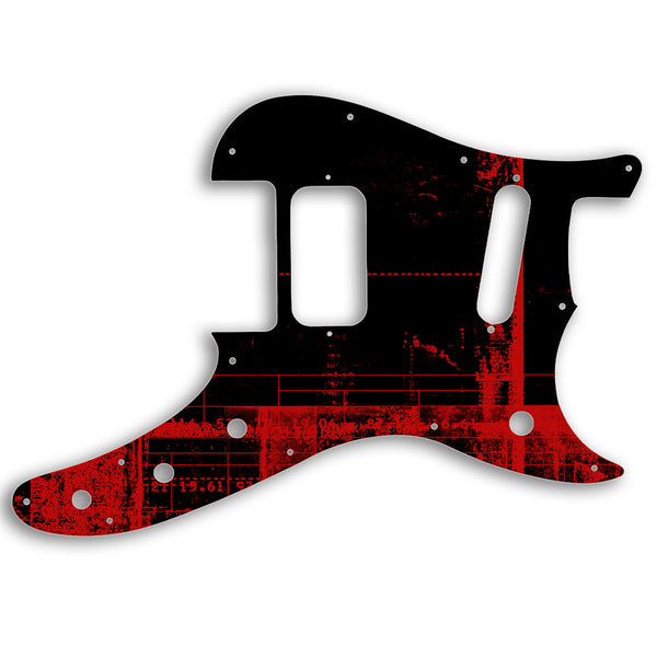 Fender Fender Duosonic Offset HS Custom Pickguard Scratchplate ABSTRACT Design