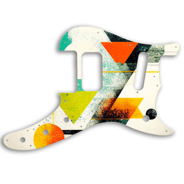 Fender Fender Duosonic Offset HS Custom Pickguard Scratchplate ABSTRACT Design