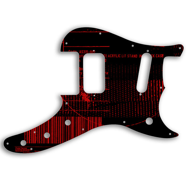 Fender Fender Duosonic Offset HS Custom Pickguard Scratchplate ABSTRACT Design