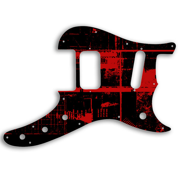 Fender Fender Duosonic Offset HS Custom Pickguard Scratchplate ABSTRACT Design