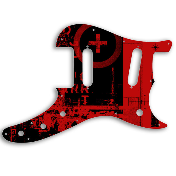 Fender Fender Duosonic Offset SS Custom Pickguard Scratchplate ABSTRACT Design