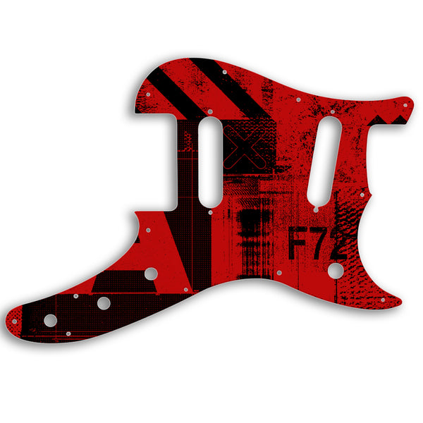 Fender Fender Duosonic Offset SS Custom Pickguard Scratchplate ABSTRACT Design