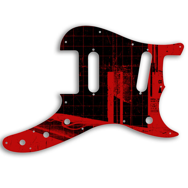 Fender Fender Duosonic Offset SS Custom Pickguard Scratchplate ABSTRACT Design