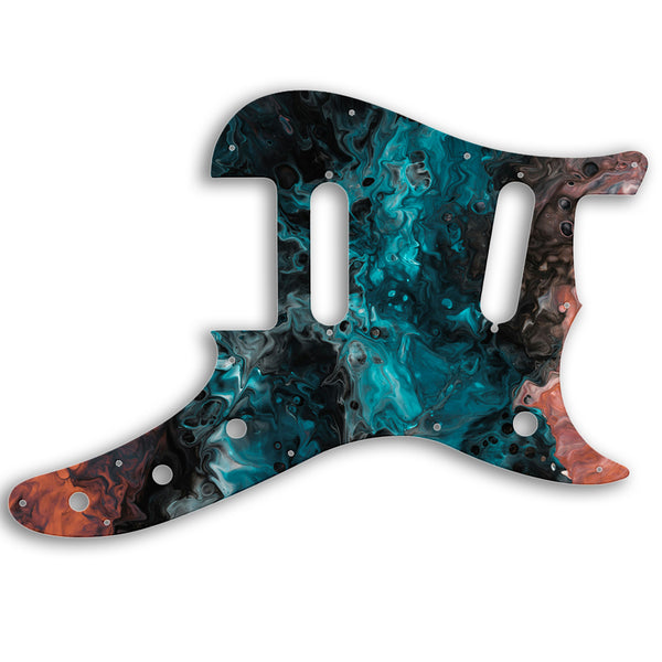 Fender Fender Duosonic Offset SS Custom Pickguard Scratchplate SWIRL Design