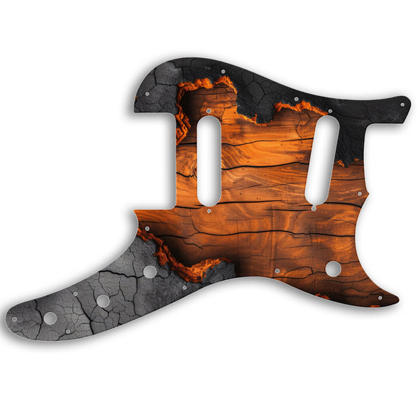 Fender Fender Duosonic Offset SS Custom Pickguard Scratchplate Wood Design