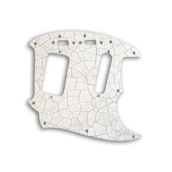 Fender Jagstang Custom Pickguard Scratchplate CRACKED Design