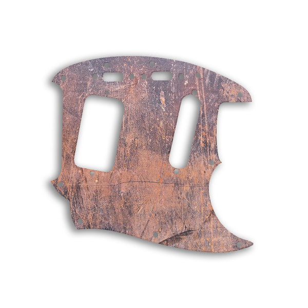 Fender Jagstang Custom Pickguard Scratchplate Rust Design